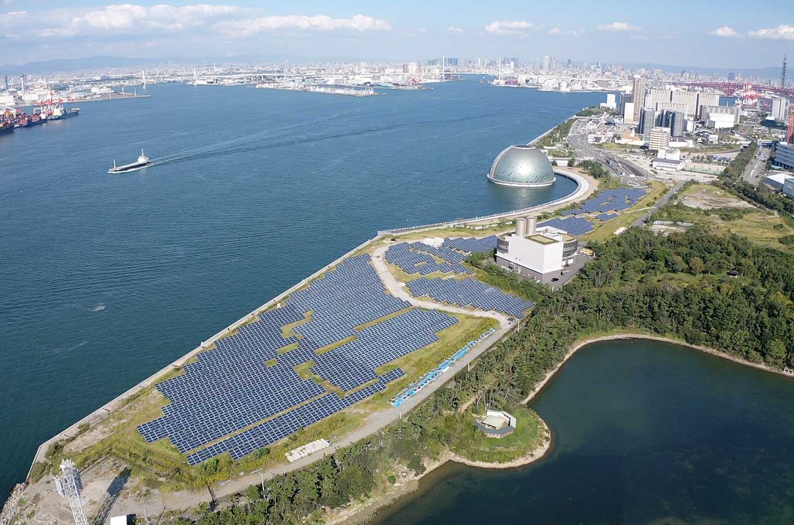 大阪市南港メガソーラー発電所概要